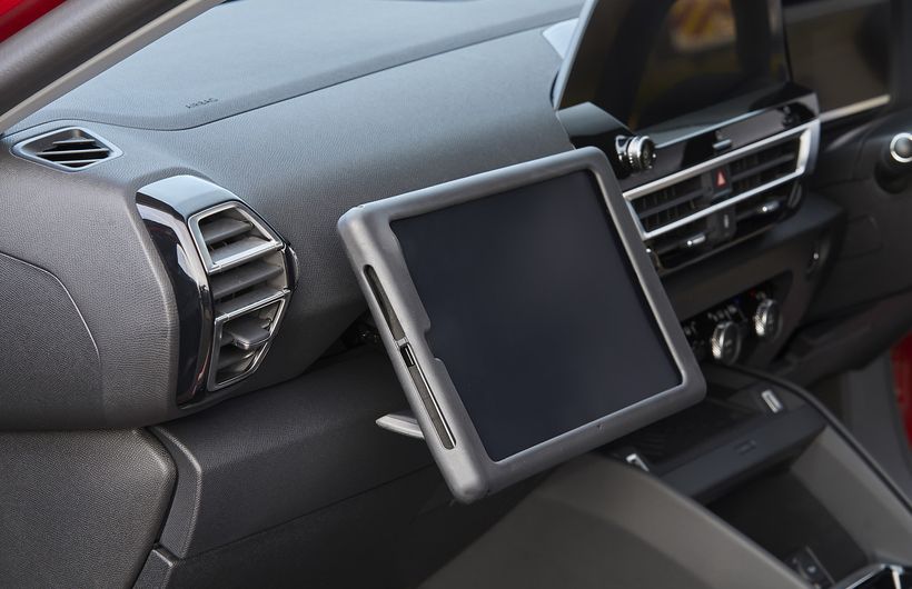 Citroen ec4 electric car interior ipad mount
